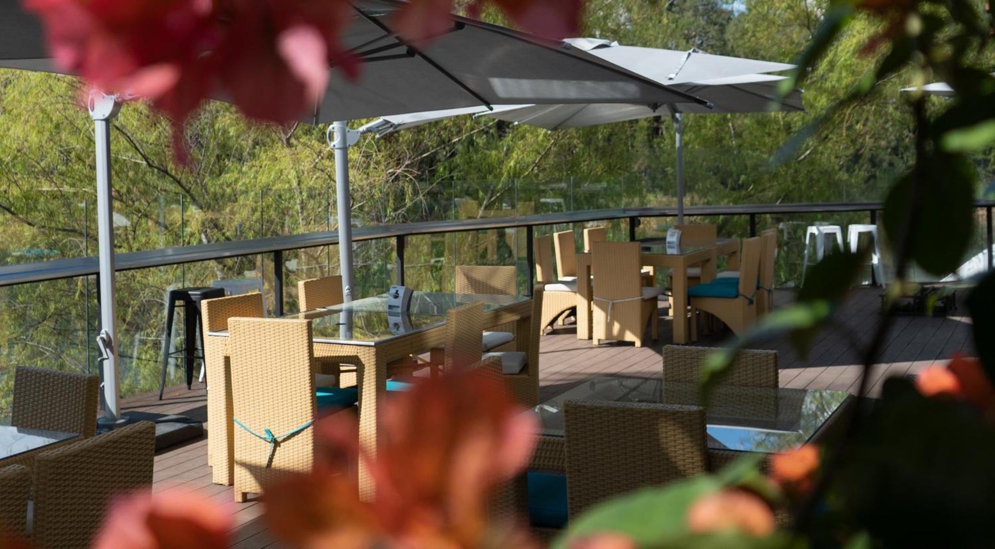Guatapé Hotel Los Recuerdos מראה חיצוני תמונה The Deck